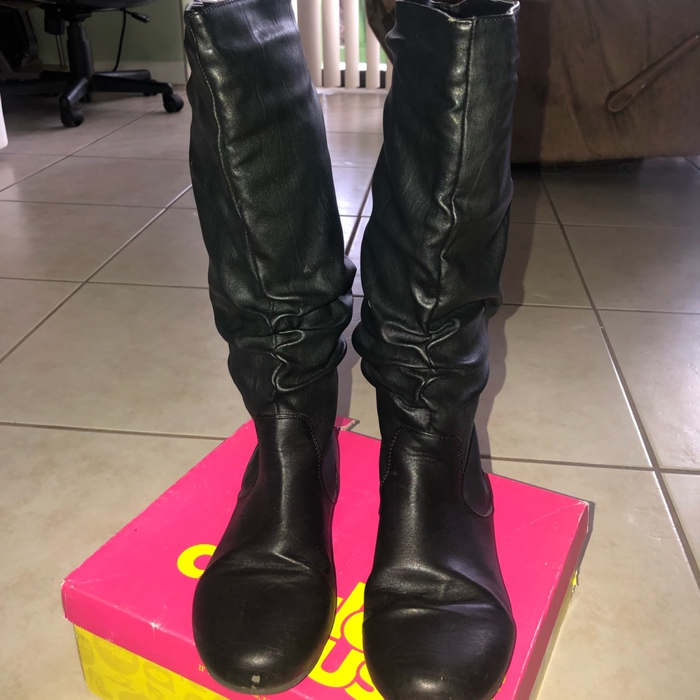 Knee length boots